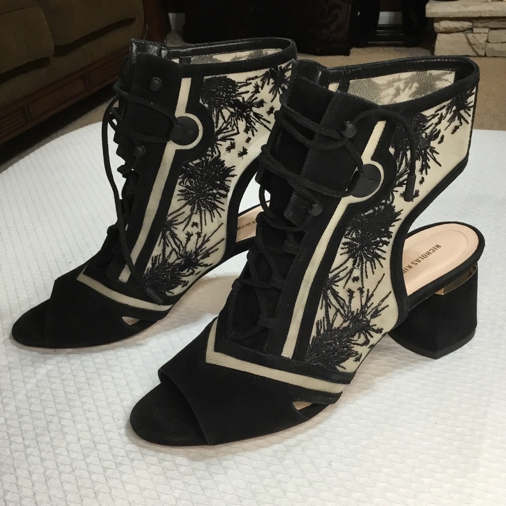Nicholas Kirkwood suede shoes